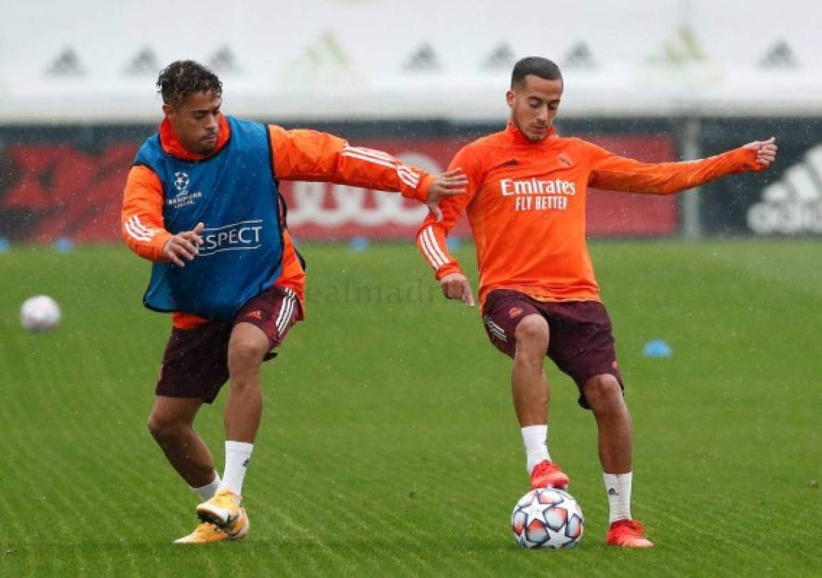 Nuevo integrante y bajo la lluvia: Así fue el entrenamiento del Real Madrid previo a la Champions  