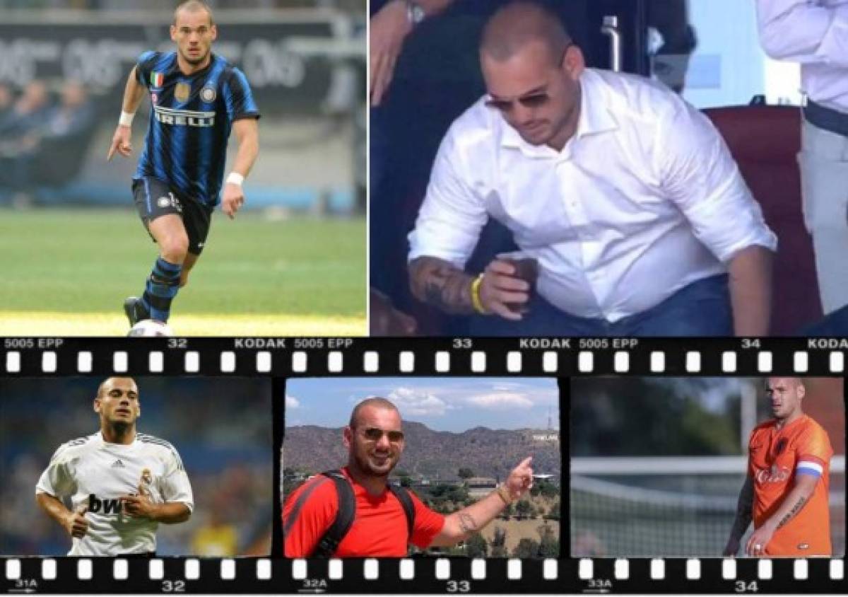 El increíble cambio físico de Wesley Sneijder a un año de su posible regreso al fútbol