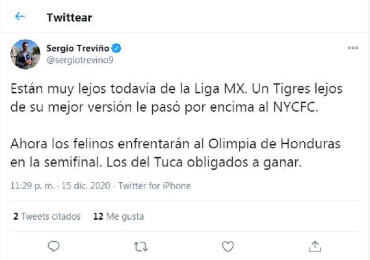 Periodistas mexicanos sobre el Tigres-Olimpia: 'No deberían de tener problemas para ganarles”