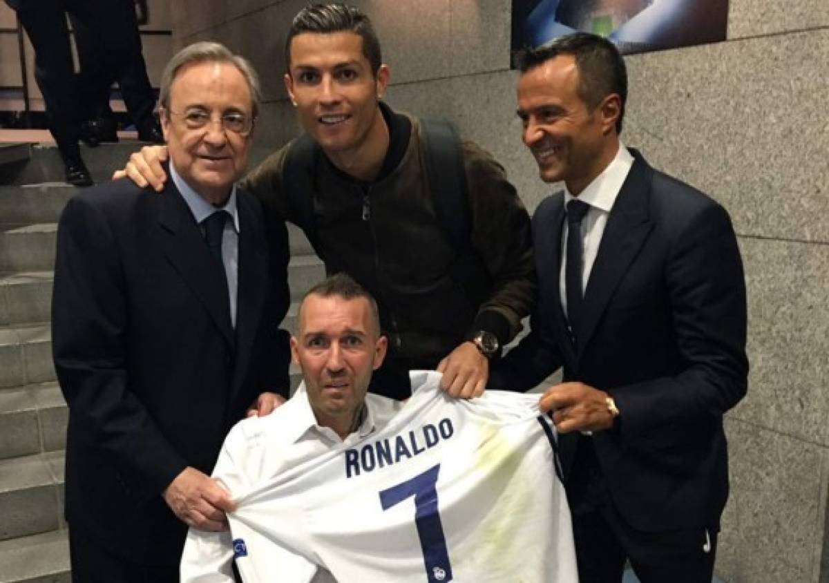 El gesto de Cristiano Ronaldo con ex-jugador enfermo de ELA