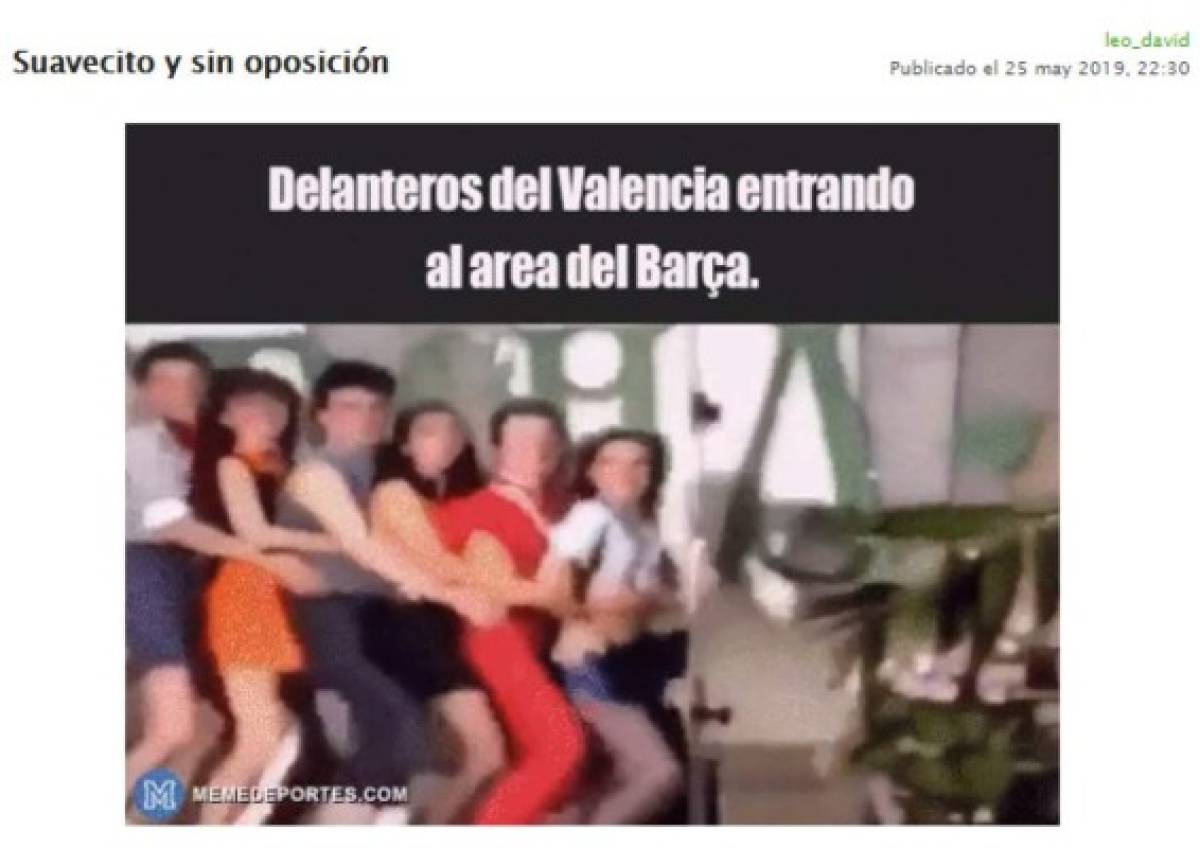 Memes: Revientan al Barcelona tras perder la Copa del Rey ante el Valencia