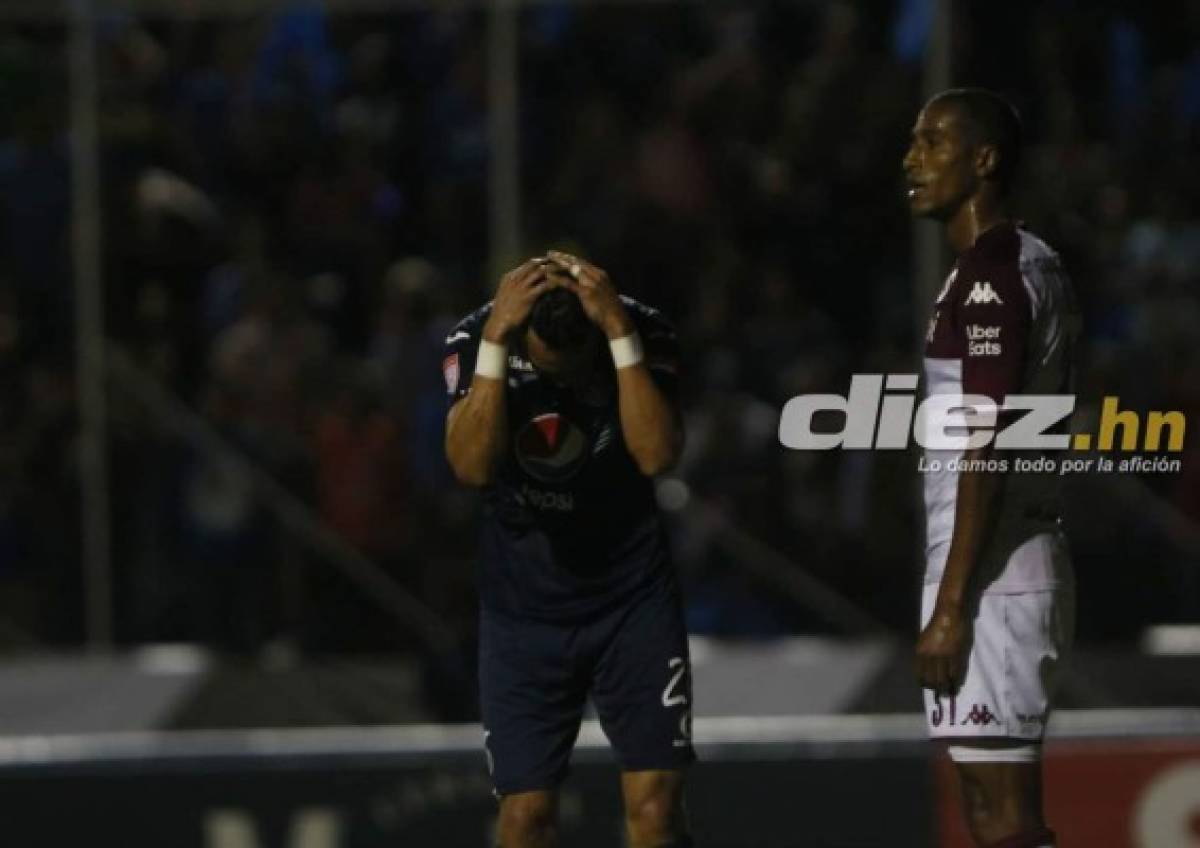 Las dolorosas imágenes de los jugadores de Motagua tras perder la final ante Saprissa