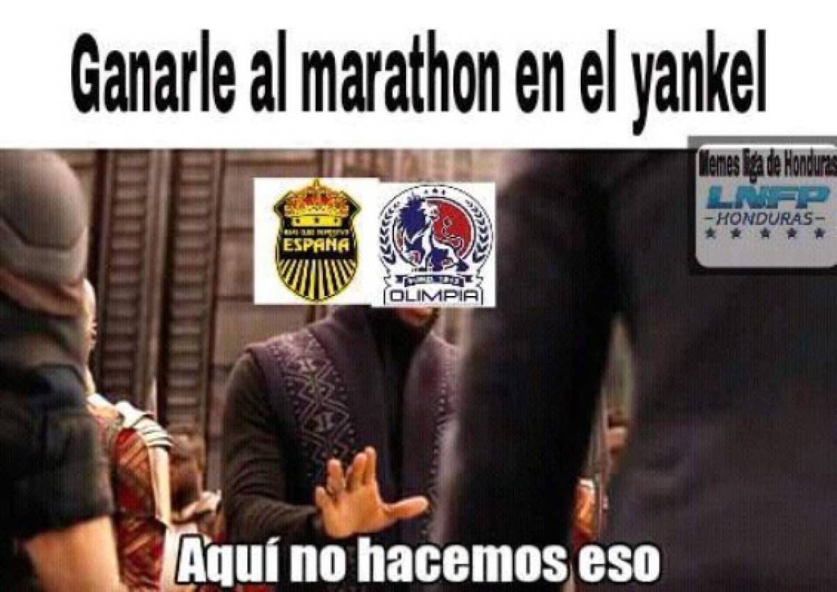 Crueles memes al Olimpia por sumar cinco años sin vencer a Marathón en el Yankel Rosenthal