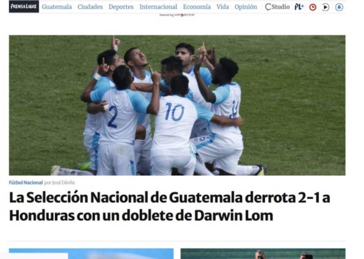 'Nuestra casa se respeta', lo que dicen los medios en Guatemala tras derrotar a Honduras