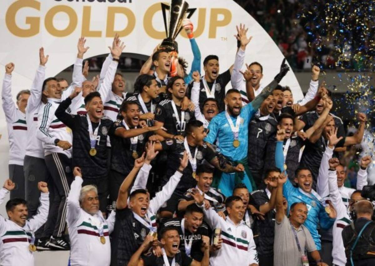 No se vio por tv: El festejo de México al coronarse campeón de la Copa Oro