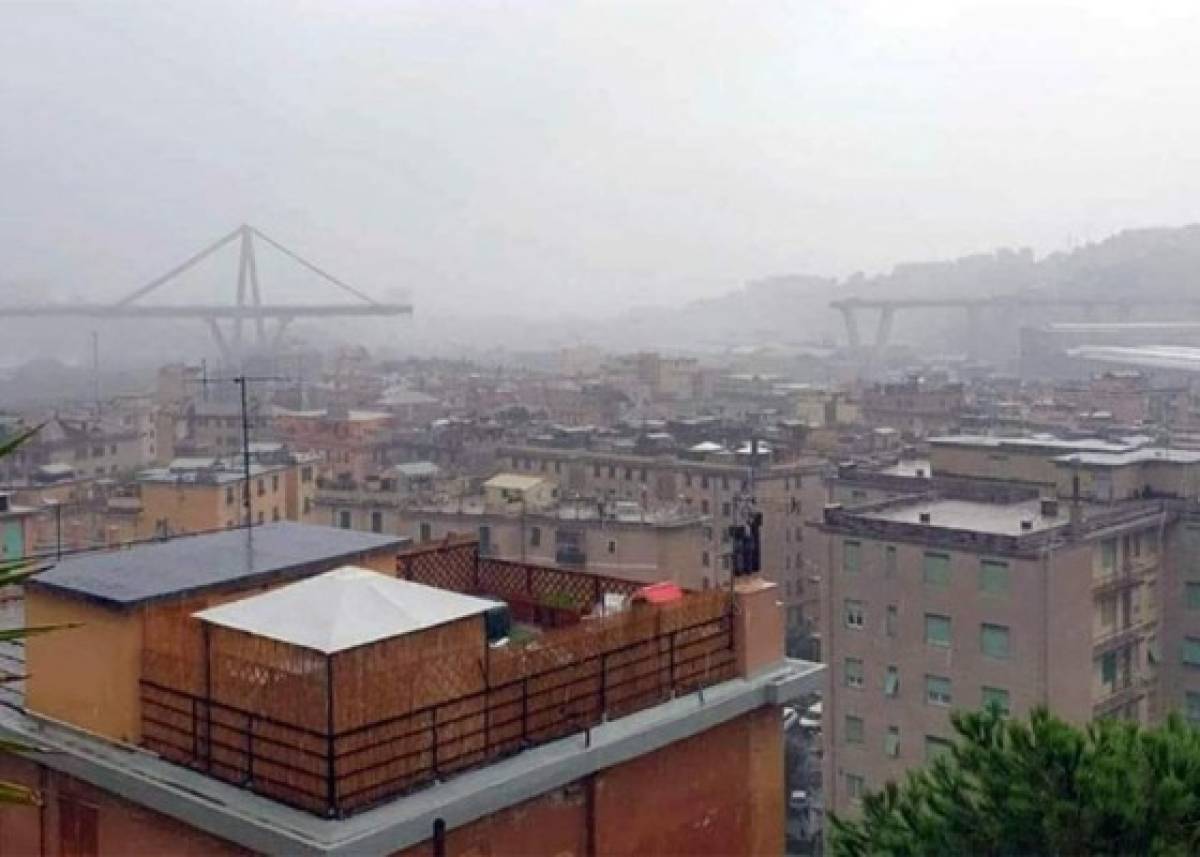EN FOTOS: Así quedó el puente que se derrumbó en Génova, Italia