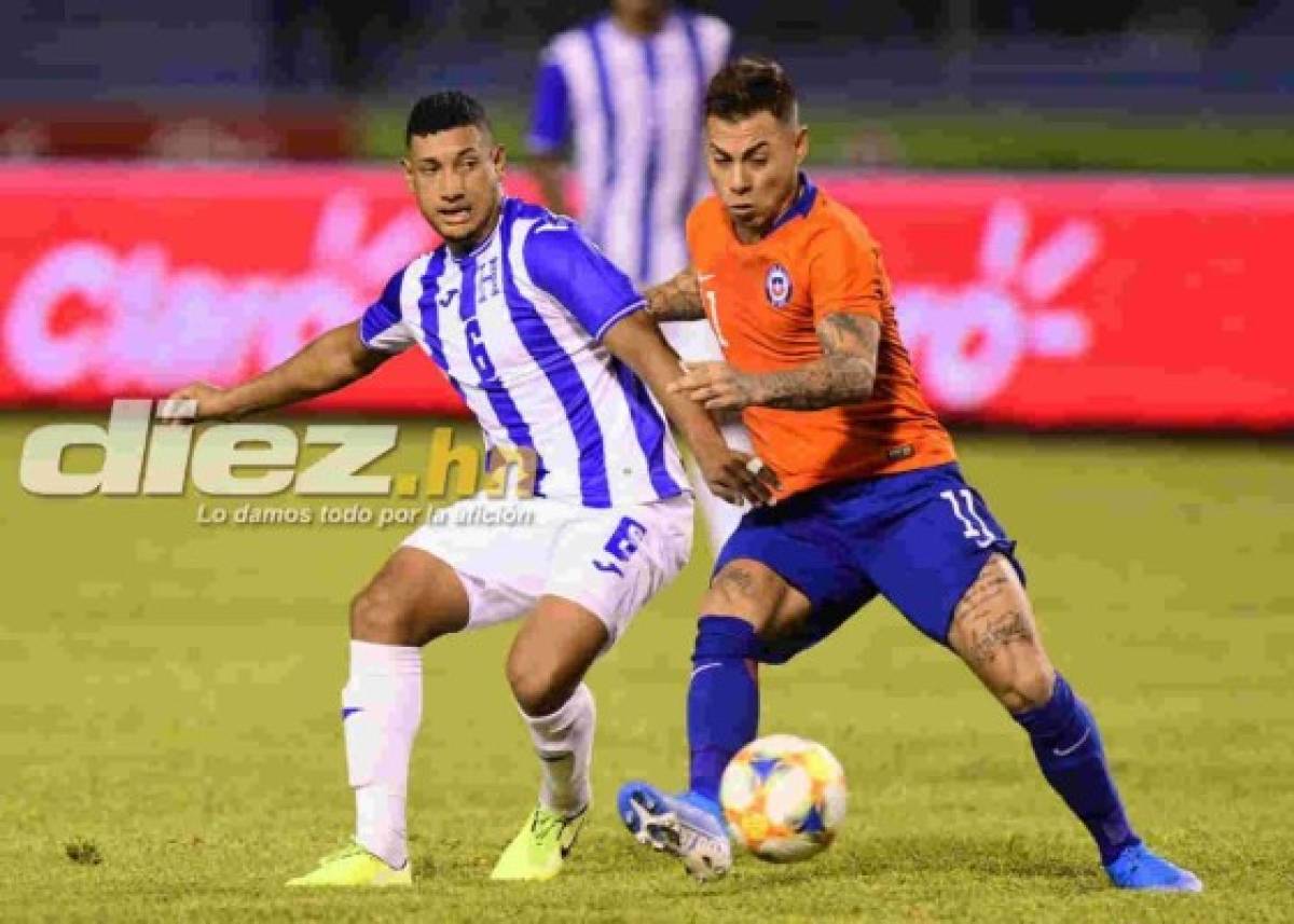 ¡Aprobados! La puntuación de los futbolistas de Honduras en el juego ante Chile