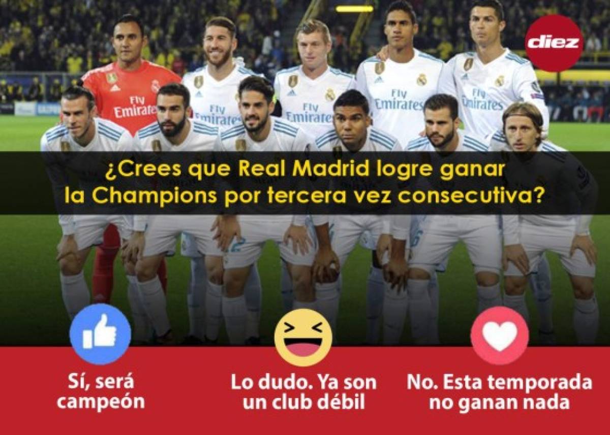 ¿Crees que el Real Madrid logre ganar la Champions League?