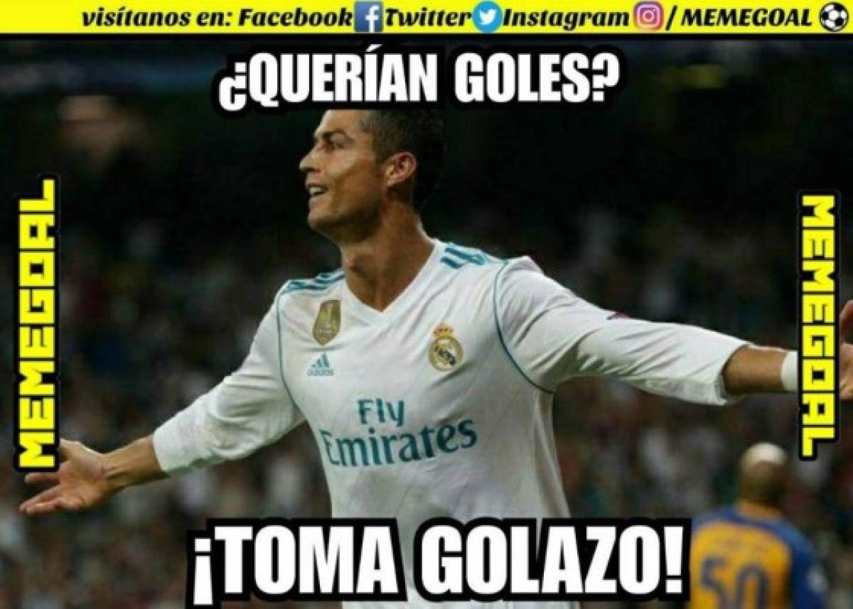 Los memes del triunfo del Madrid ante el Dortmund; CR7 es el protagonista