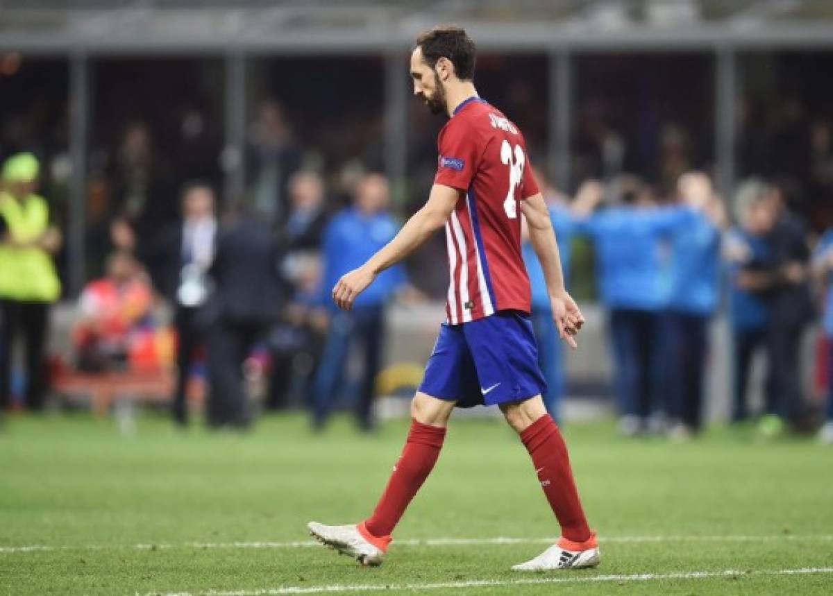 Jugadores del Atlético de Madrid acaban devastados