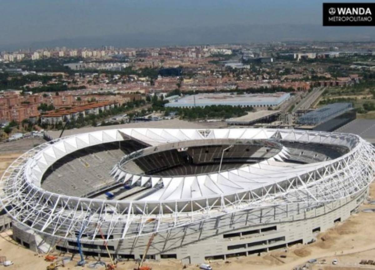 Así luce el nuevo estadio del Atlético de Madrid a tres meses de su inauguración