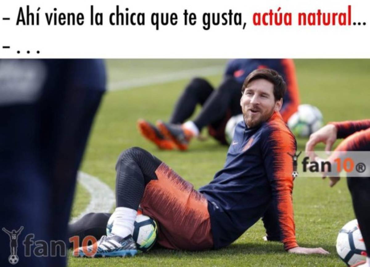 ¡Imperdibles! Messi y su baile, protagonista de los memes del Barcelona-Athletic