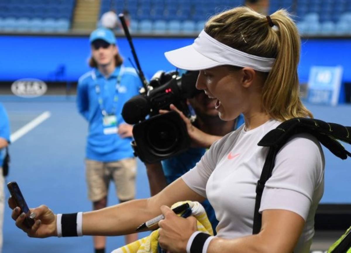 Eugenie Bouchard, la bella canadiense que engalana el Australian Open