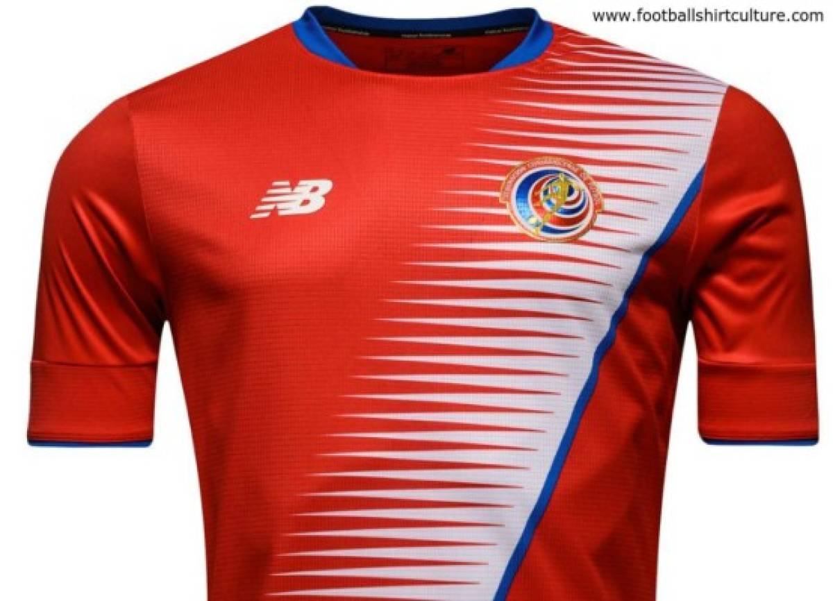 Las camisas que utilizarán las selecciones en la Copa Centroamericana