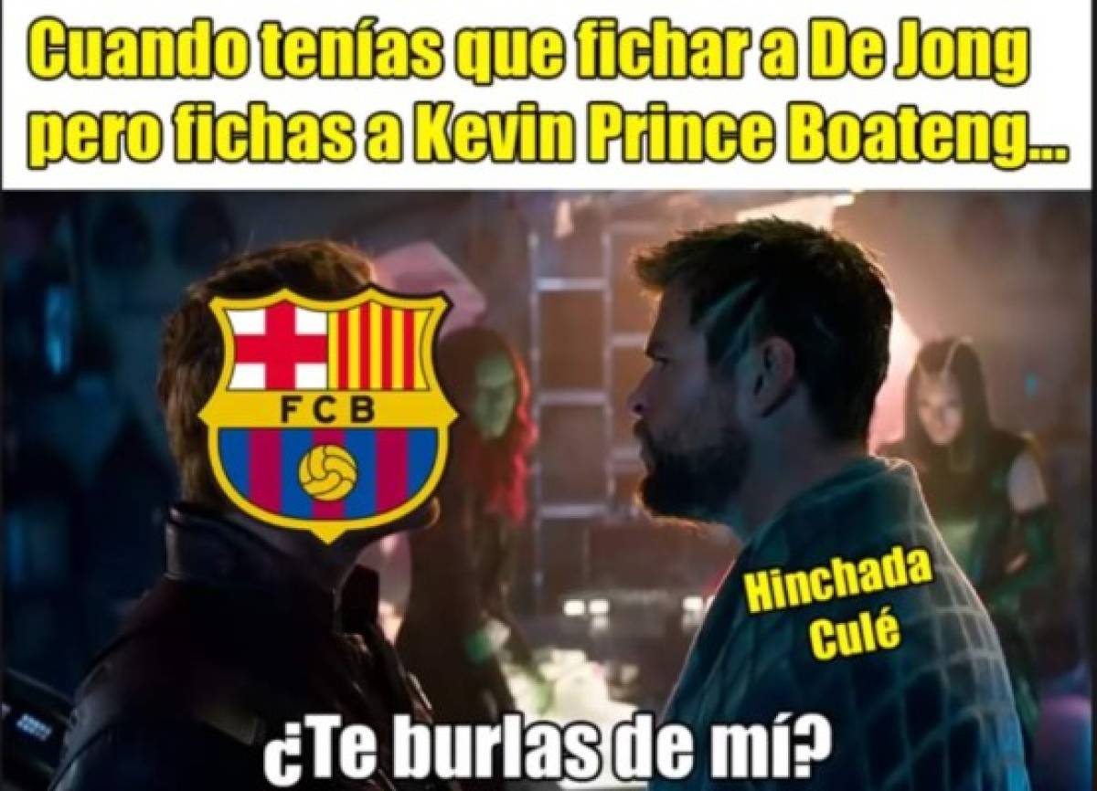 Memes 'aniquilan' al Barcelona por el fichaje de Kevin Prince Boateng