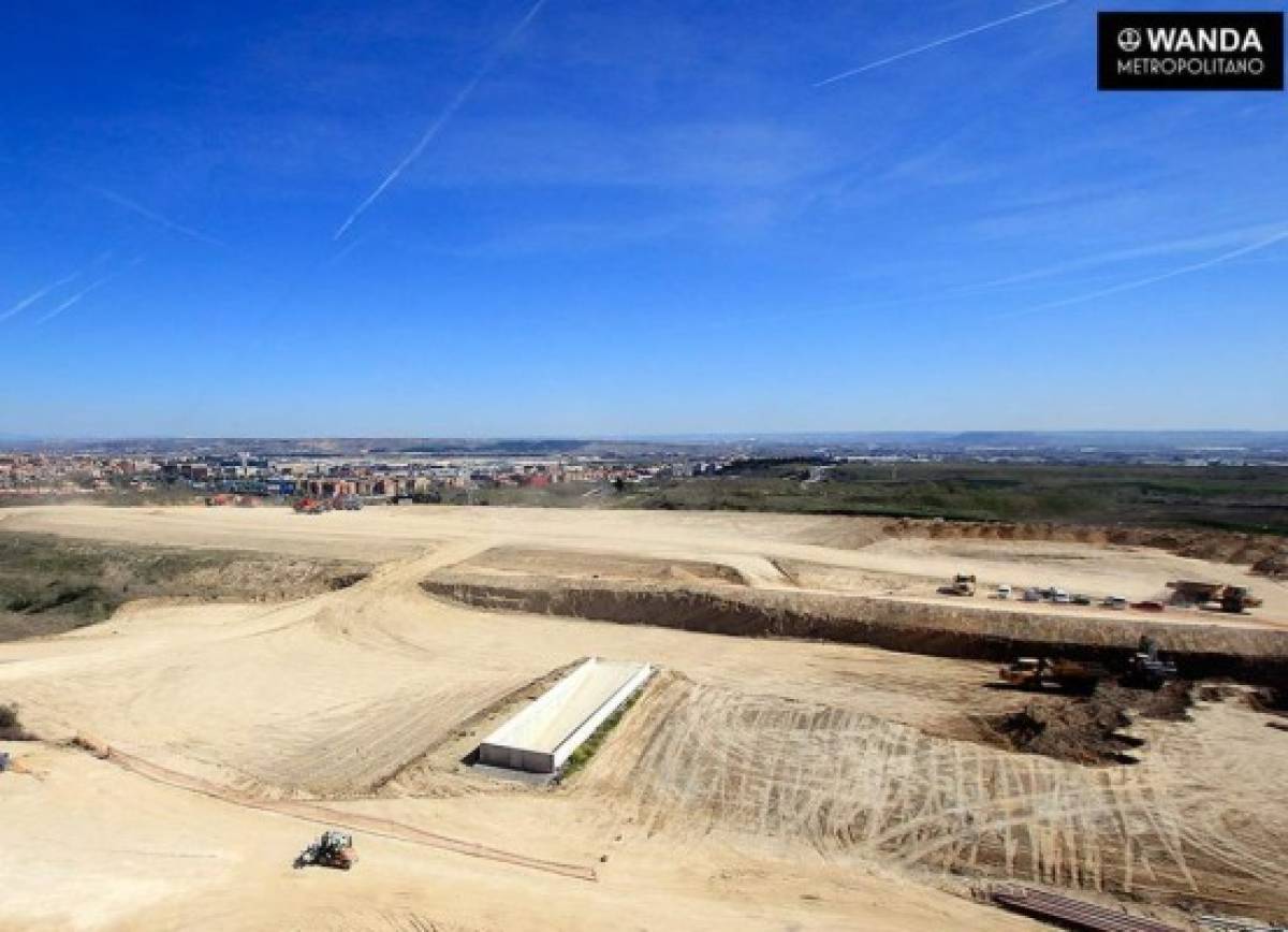 ¡BELLEZA! Así marcha la construcción del nuevo estadio del Atlético de Madrid