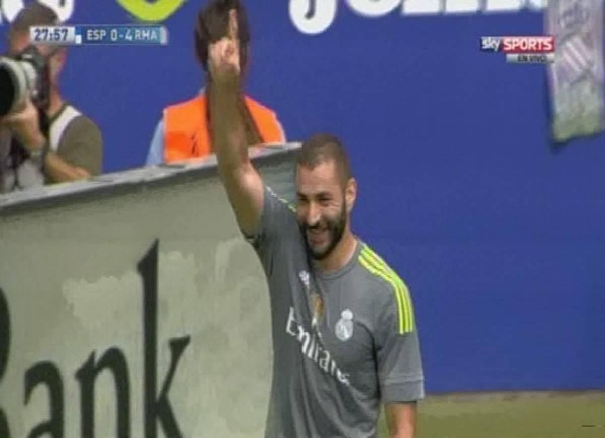 VIDEO: Karim Benzema coloca el 4-0 del Real Madrid sobre el Espanyol