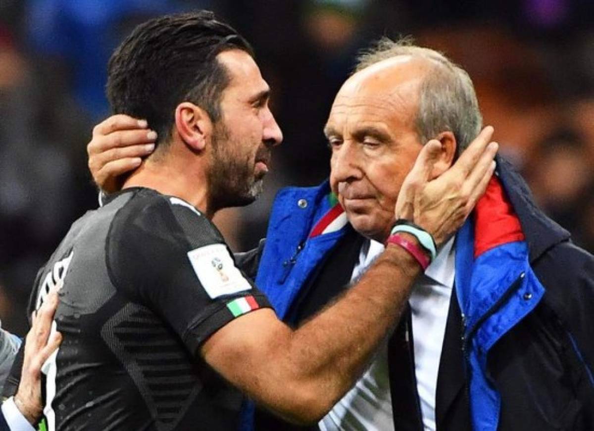 Las desgarradoras imágenes de Italia y Buffon y la negativa de De Rossi para jugar