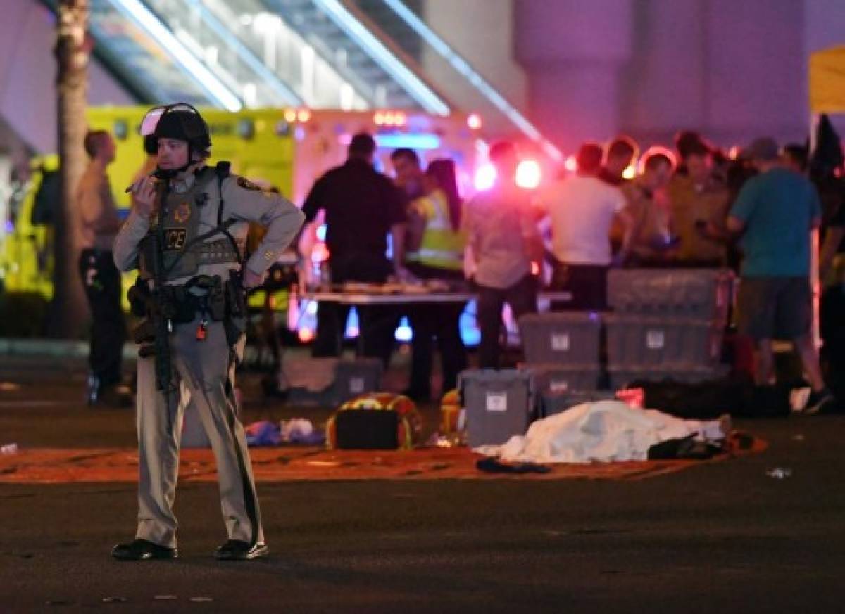 ¡Pánico y sangre! Las tristes fotografías que dejó el tiroteo en Las Vegas