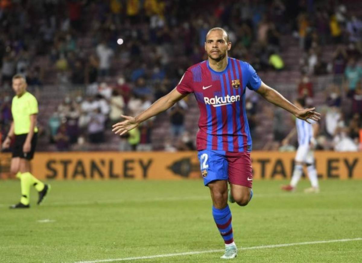 Así vivió Agüero el primer triunfo del Barcelona, el bailecito de Braithwaite y lo que estaba haciendo Messi