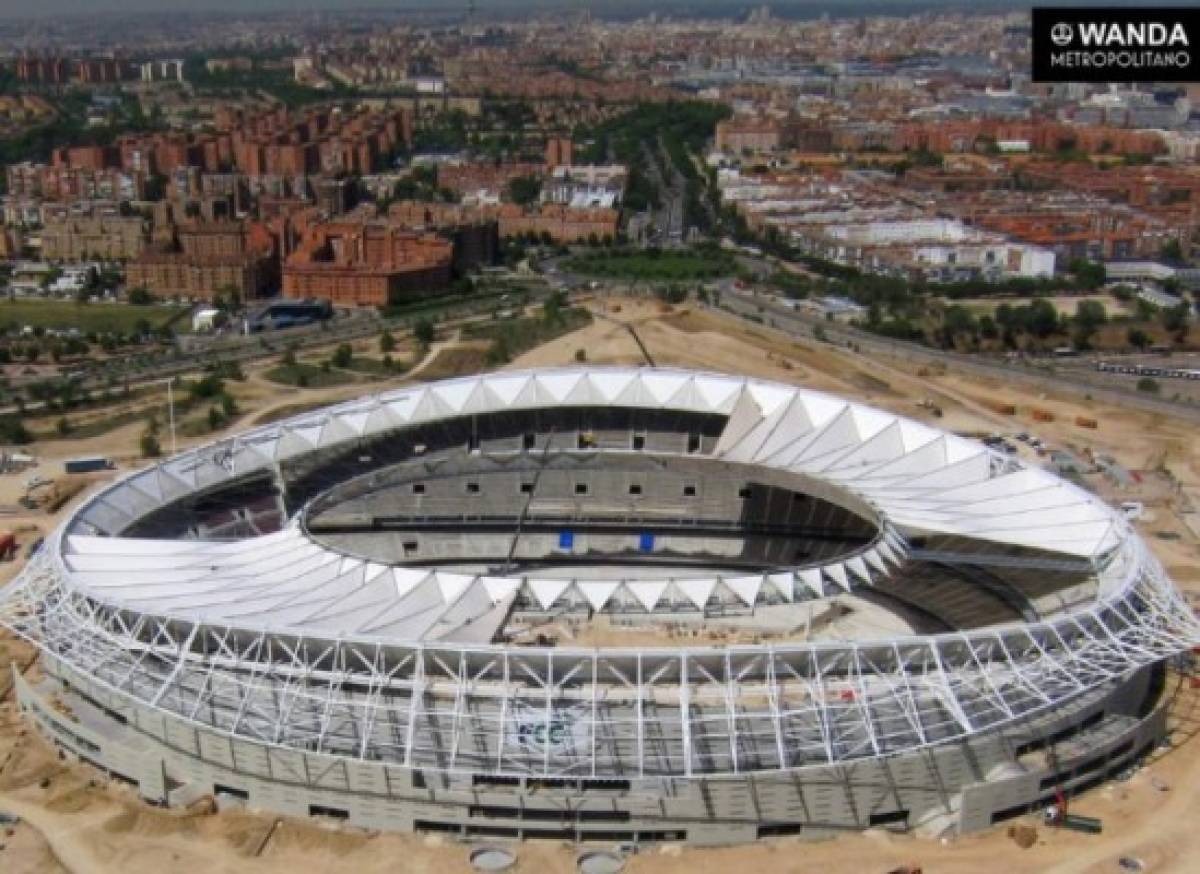 Así luce el nuevo estadio del Atlético de Madrid a tres meses de su inauguración