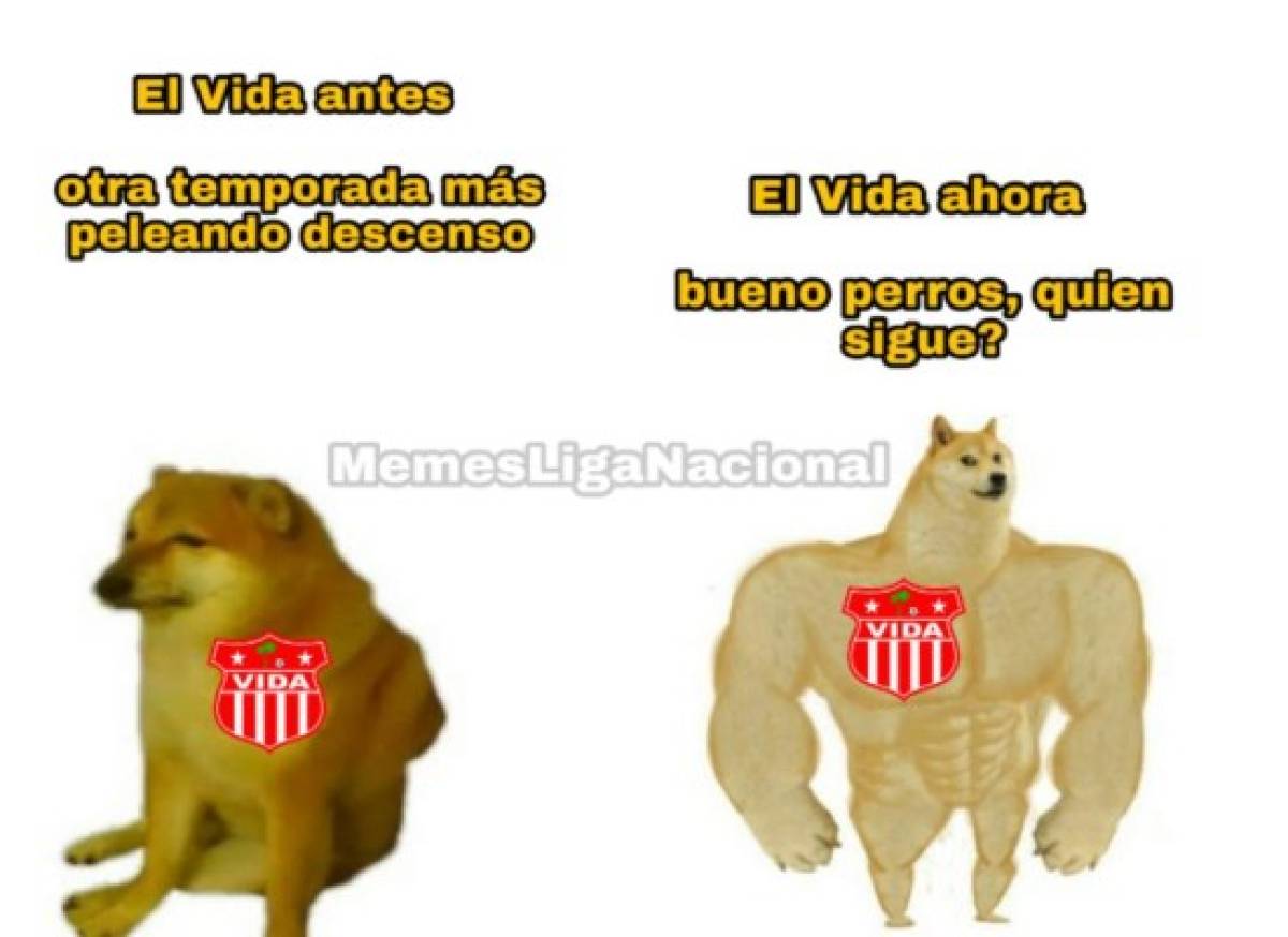 Motagua, Vida y Real España, protagonistas de los memes tras la jornada siete del Apertura 2020