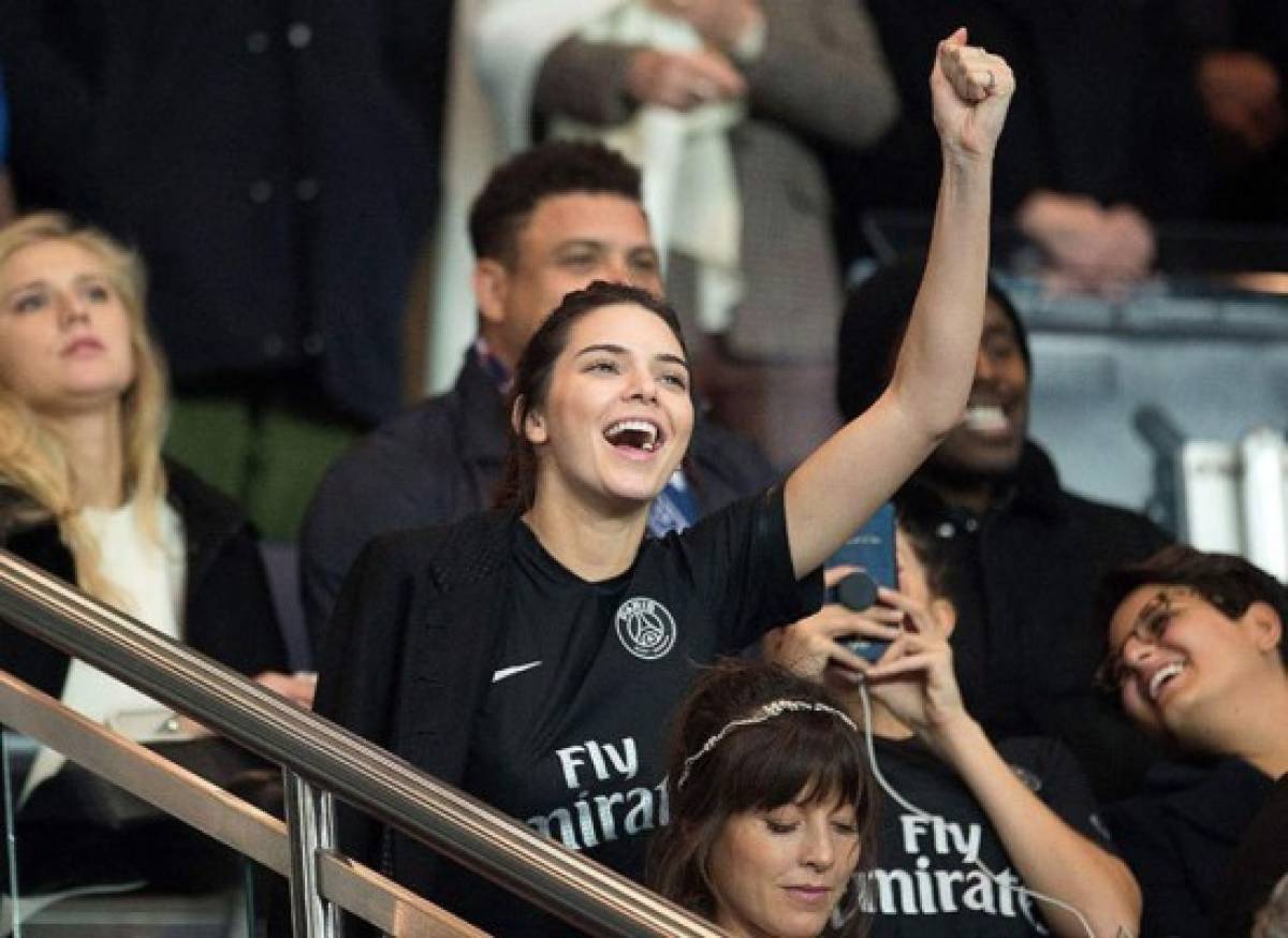 Kendall Jenner, la aficionada más sexy del PSG de Neymar