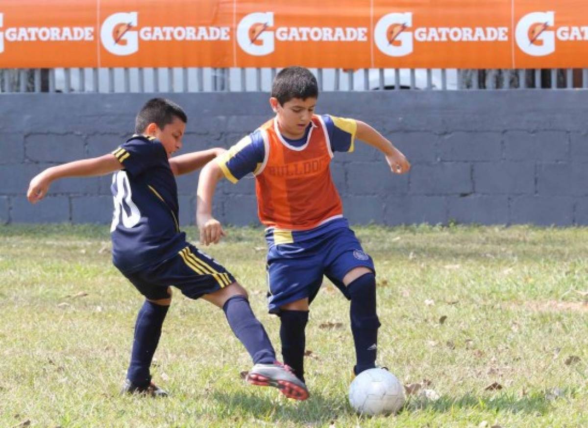 Pequeños derrocharon talento en el Soccer Festival en La Lima