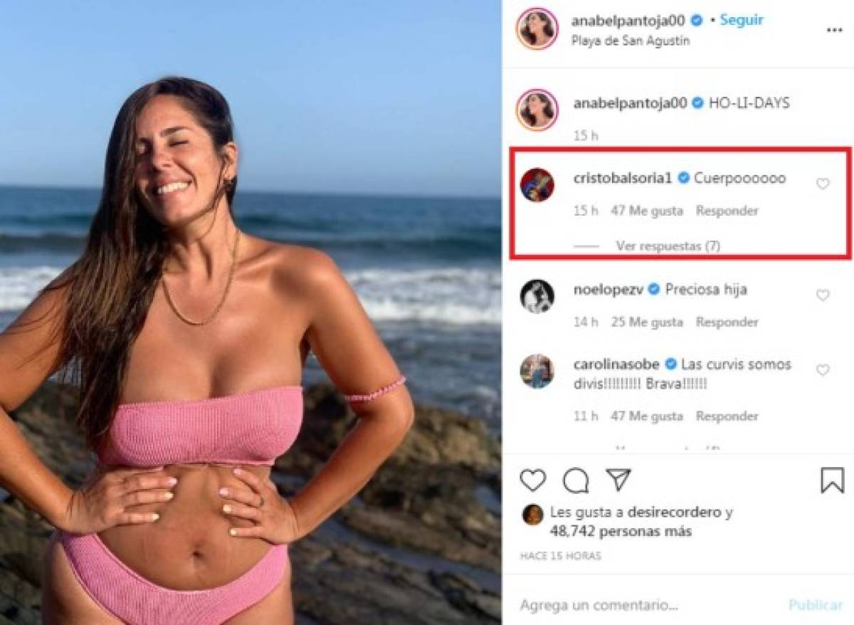 ¿Quién es Anabel Pantoja, la chica que le arrancó un comentario a Cristóbal Soria en Instagram?