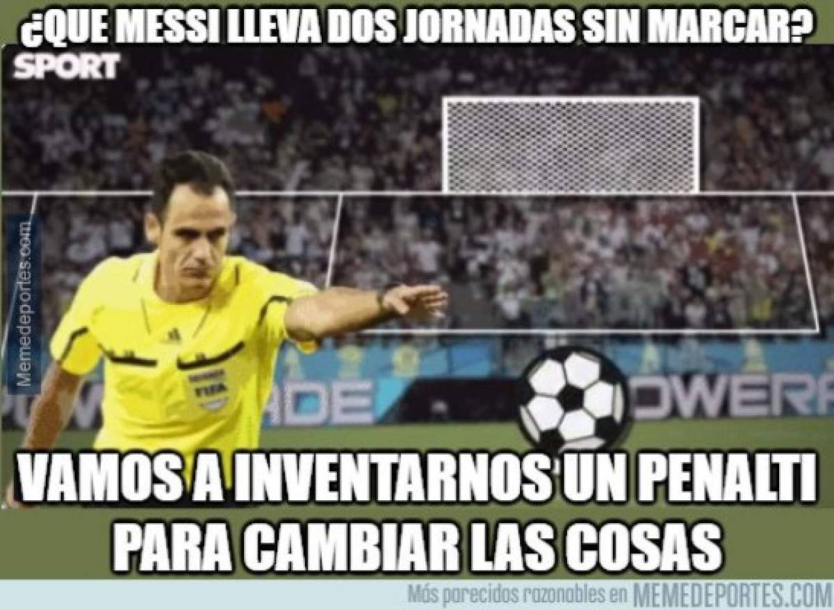 ¡No perdonan! Los memes atacan a Messi tras su penal fallado contra el Valladolid