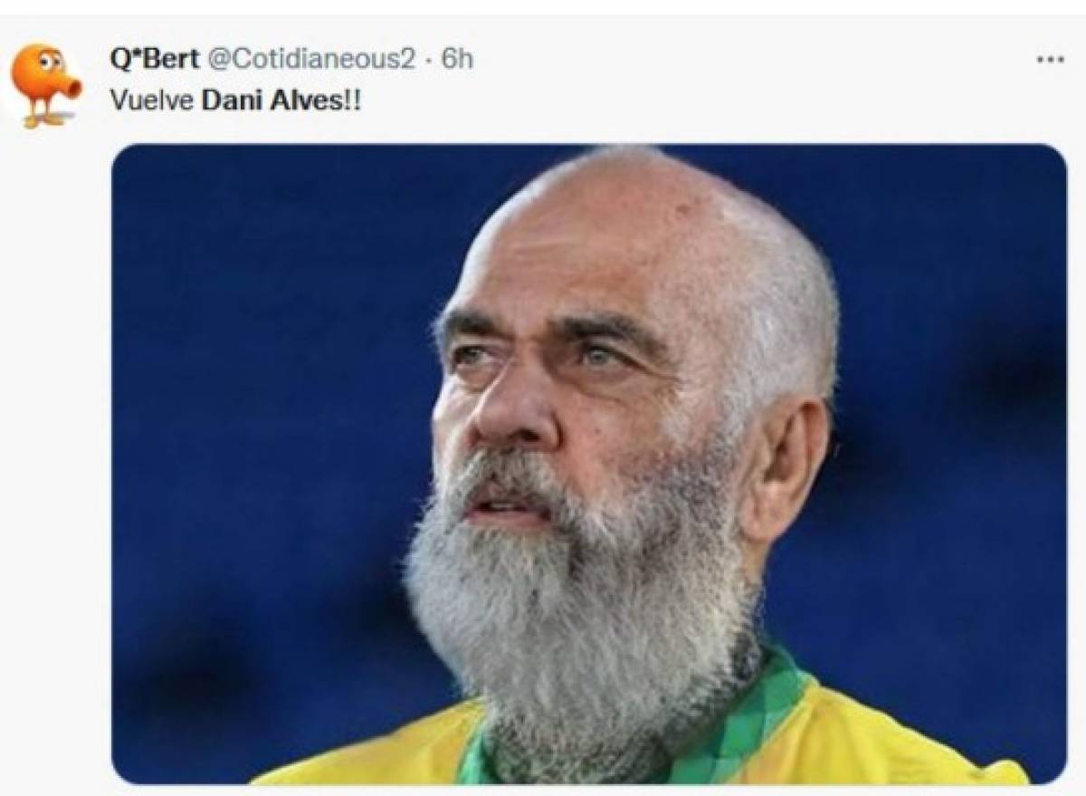 Dani Alves regresa al Barcelona y los memes destrozan al jugador brasileño por su edad