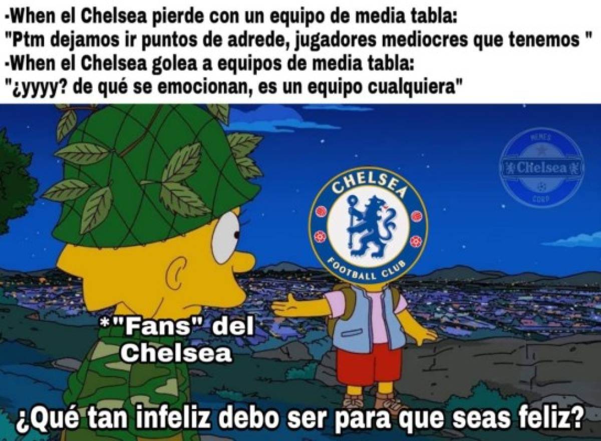 Los memes liquidan a Higuaín y el Chelsea por la masacre sufrida en la Premier League