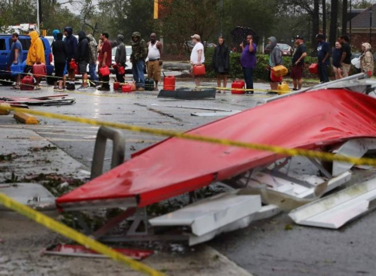 Los daños ocasionados por el huracán Florence en la costa este de Estados Unidos