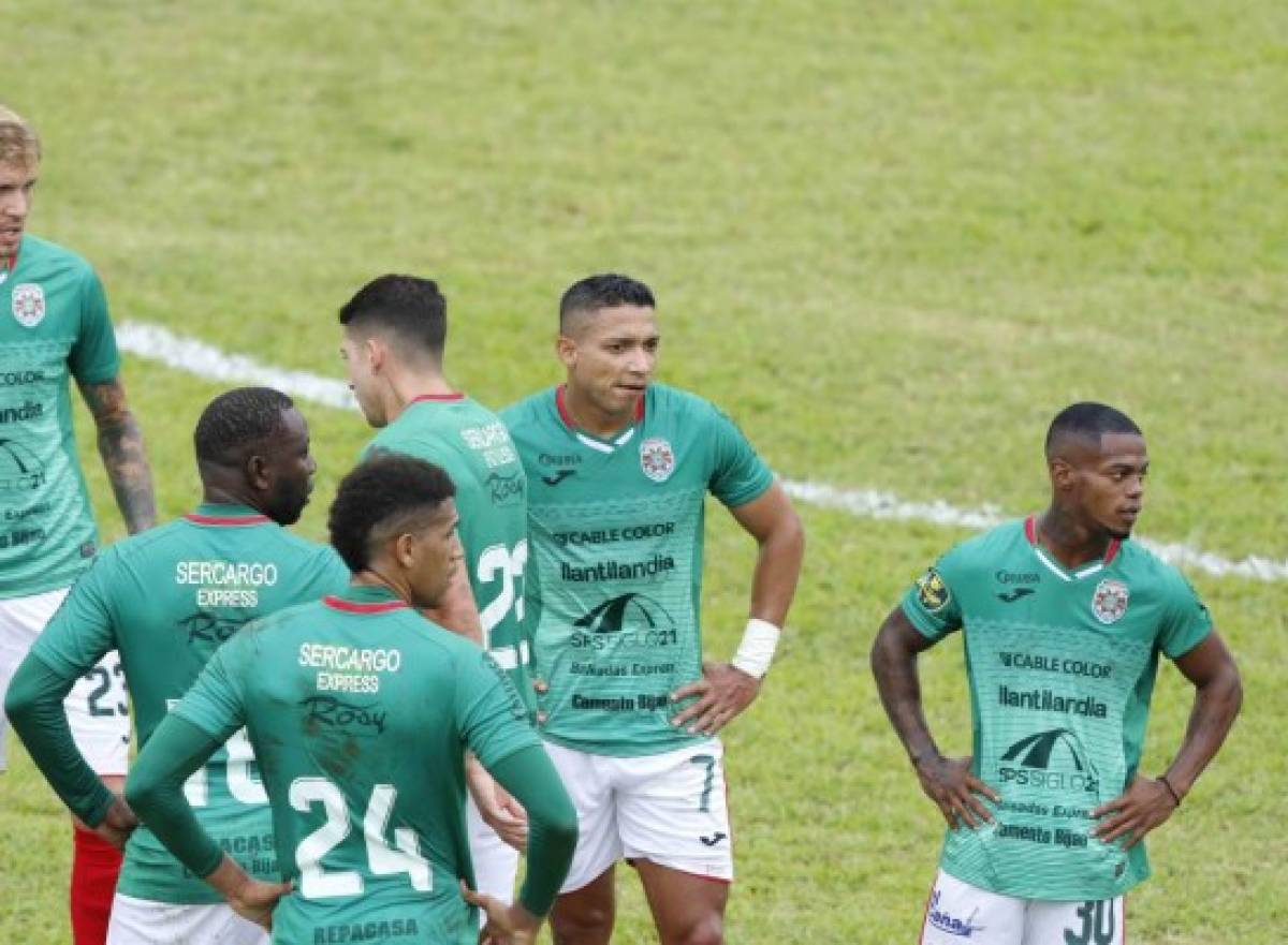 20 Feb 2021 / Motagua ganÃ³ el juego al MarathÃ³n (0-1), juego por la segunda jornada del Clausura 2021 de la Liga Nacional de Honduras.- Emilio Izaguirre