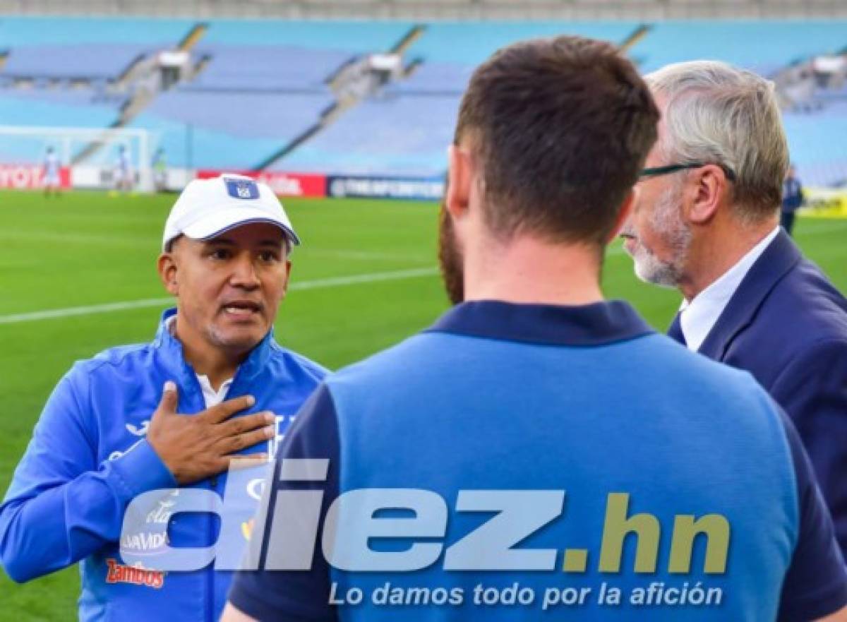 En fotos: Entre espías y la furia de Pinto, así entrenó Honduras en el ANZ Stadium