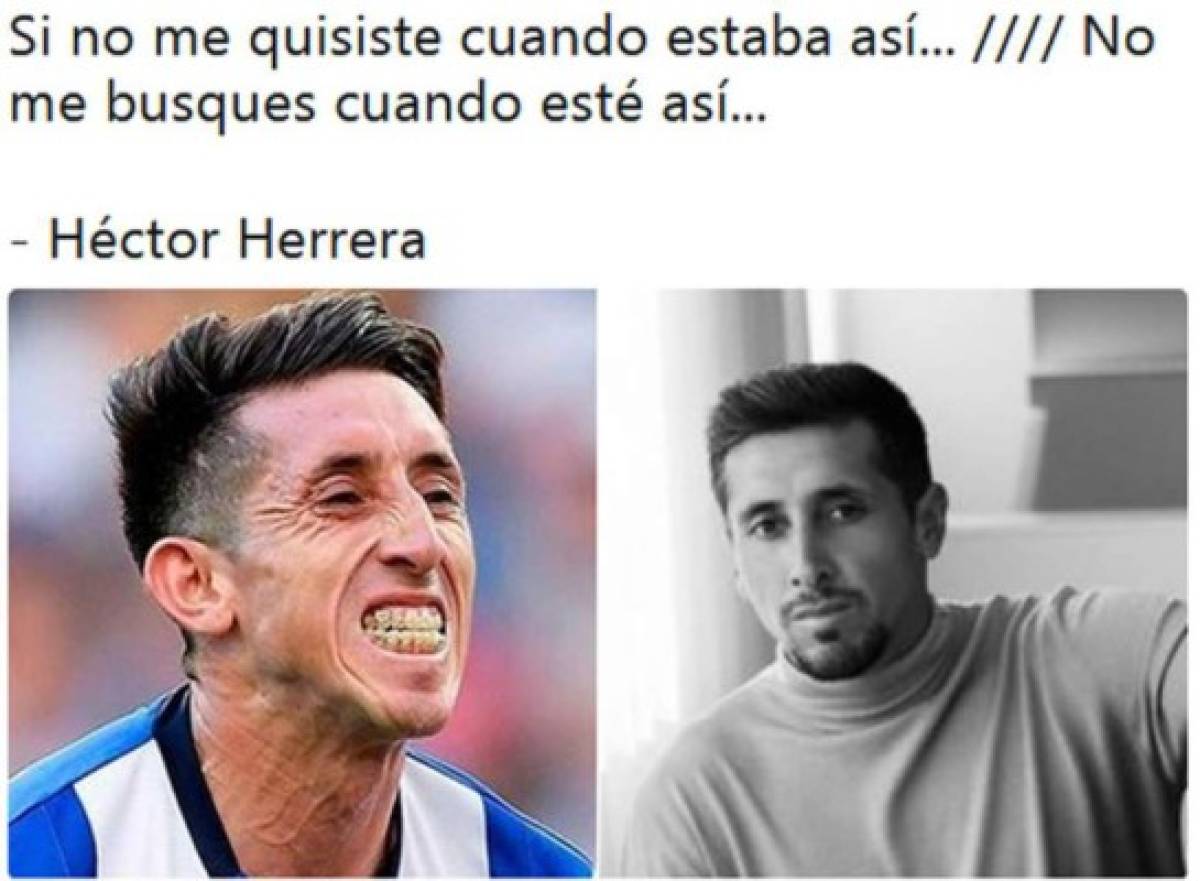 ¡Héctor Herrera es acribillado con memes tras sus cirugías plásticas!