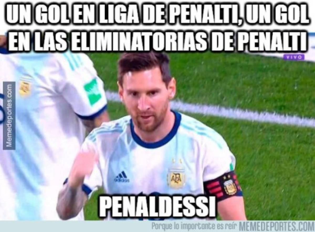 Los crueles memes del inicio de la eliminatoria sudamericana: No perdonan a Messi ni a Uruguay