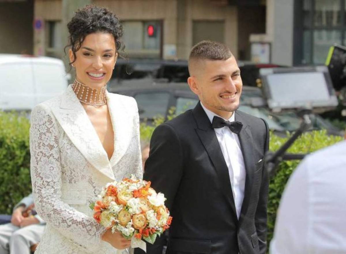 La lujosa boda del futbolista italiano Marco Verratti y la modelo Jessica Aidi: los invitados y ¿el verdarero PSG?   