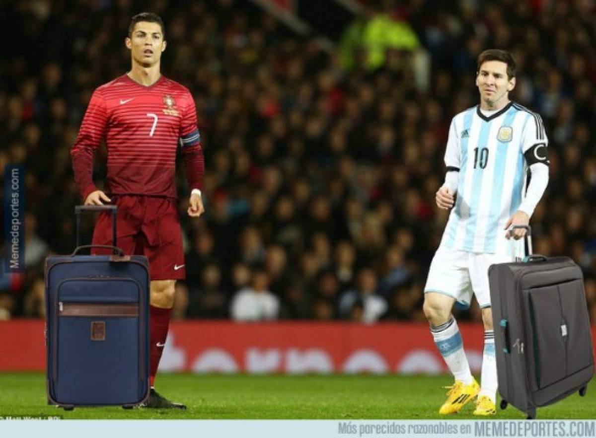 Mbappé aterroriza a Messi en los memes del Mundial de Rusia 2018  
