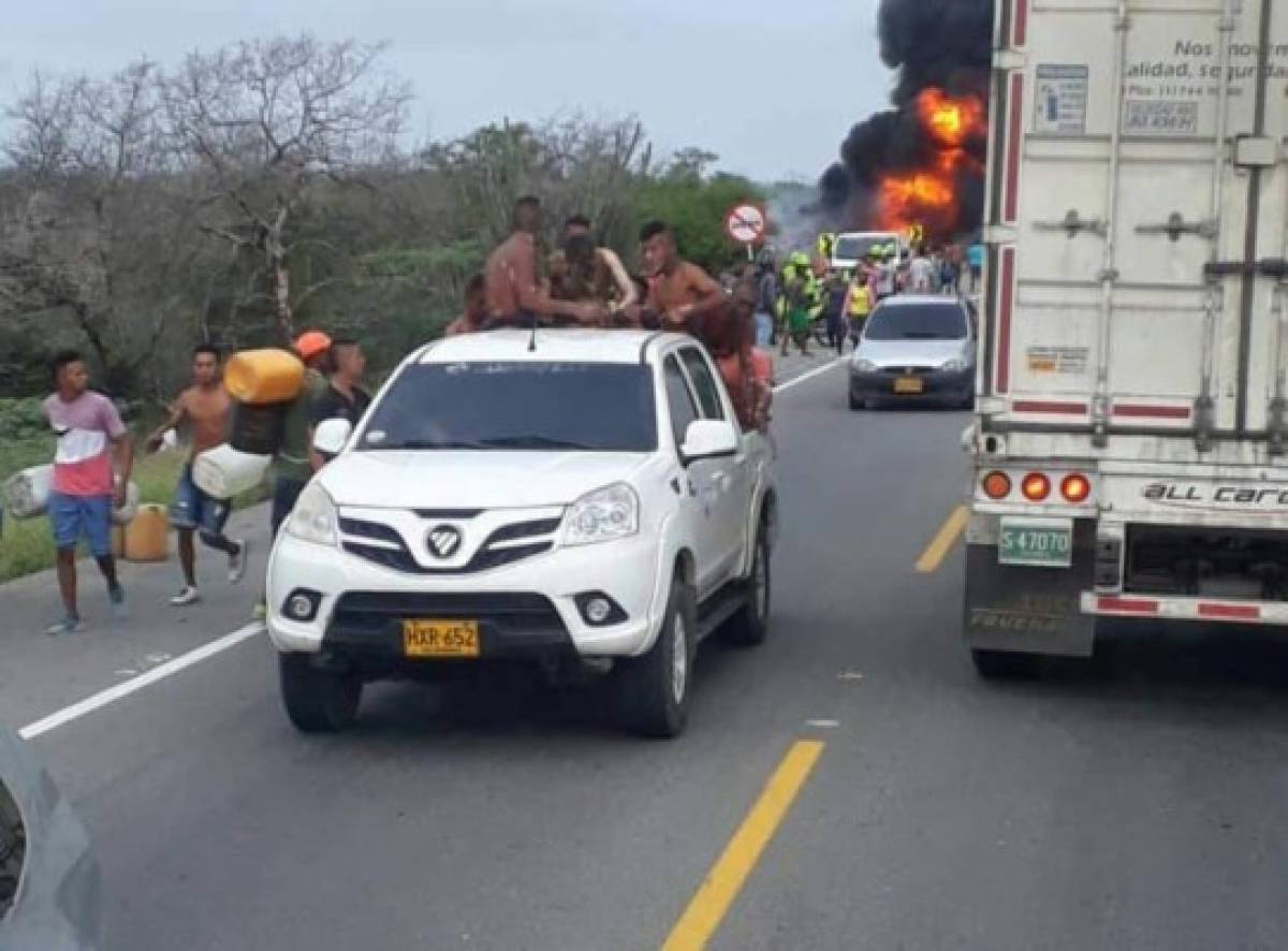 Zozobra en Colombia: Al menos siete muertos y 46 heridos por explosión de camión