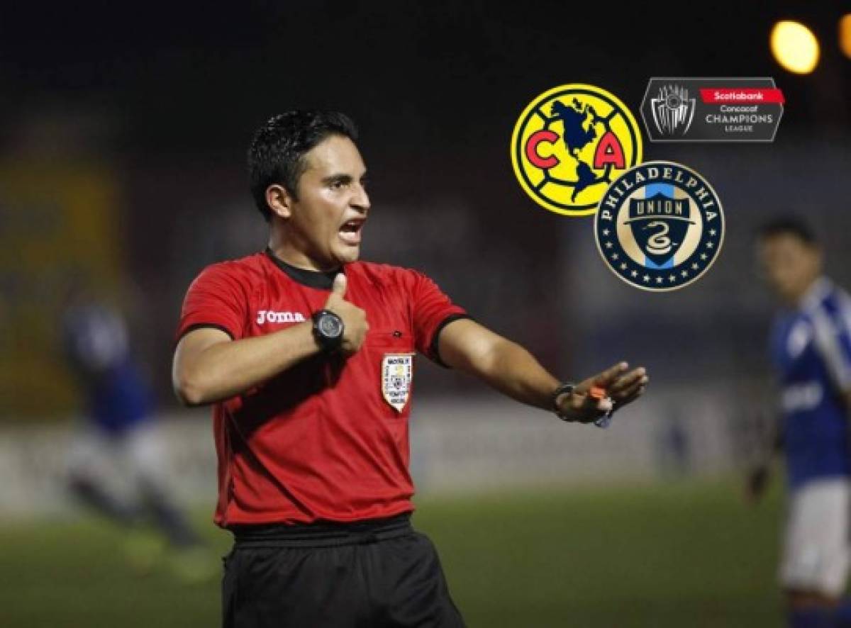 Arbitro hondureño Said Martínez dirigirá el Philadelphia Union vs América en la Liga de Campeones de Concacaf