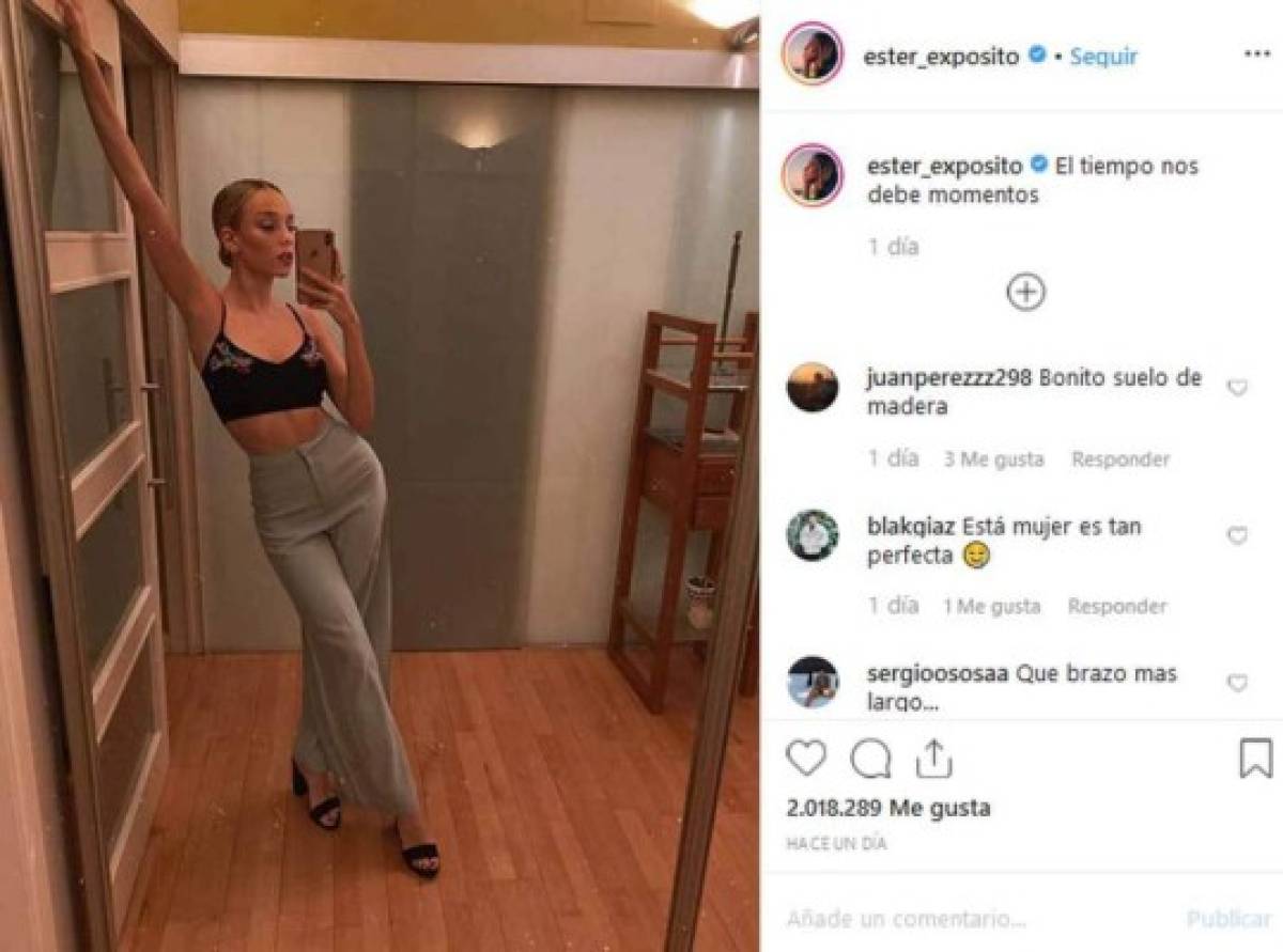 Lo descubren: Mbappé intenta seducir a la espectacular Ester Expósito en Instagram