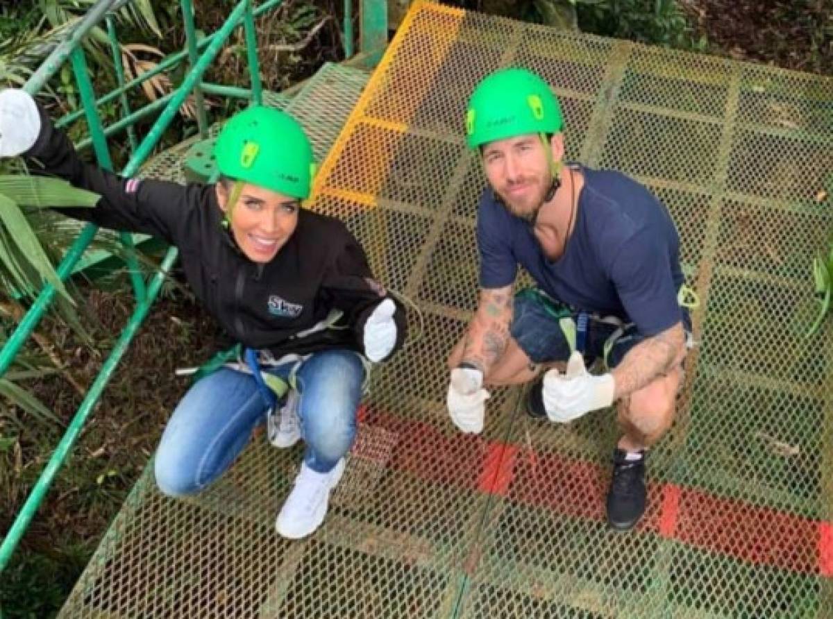 Sergio Ramos y Pilar Rubio disfrutan su luna de Miel en Costa Rica junto a Keylor Navas