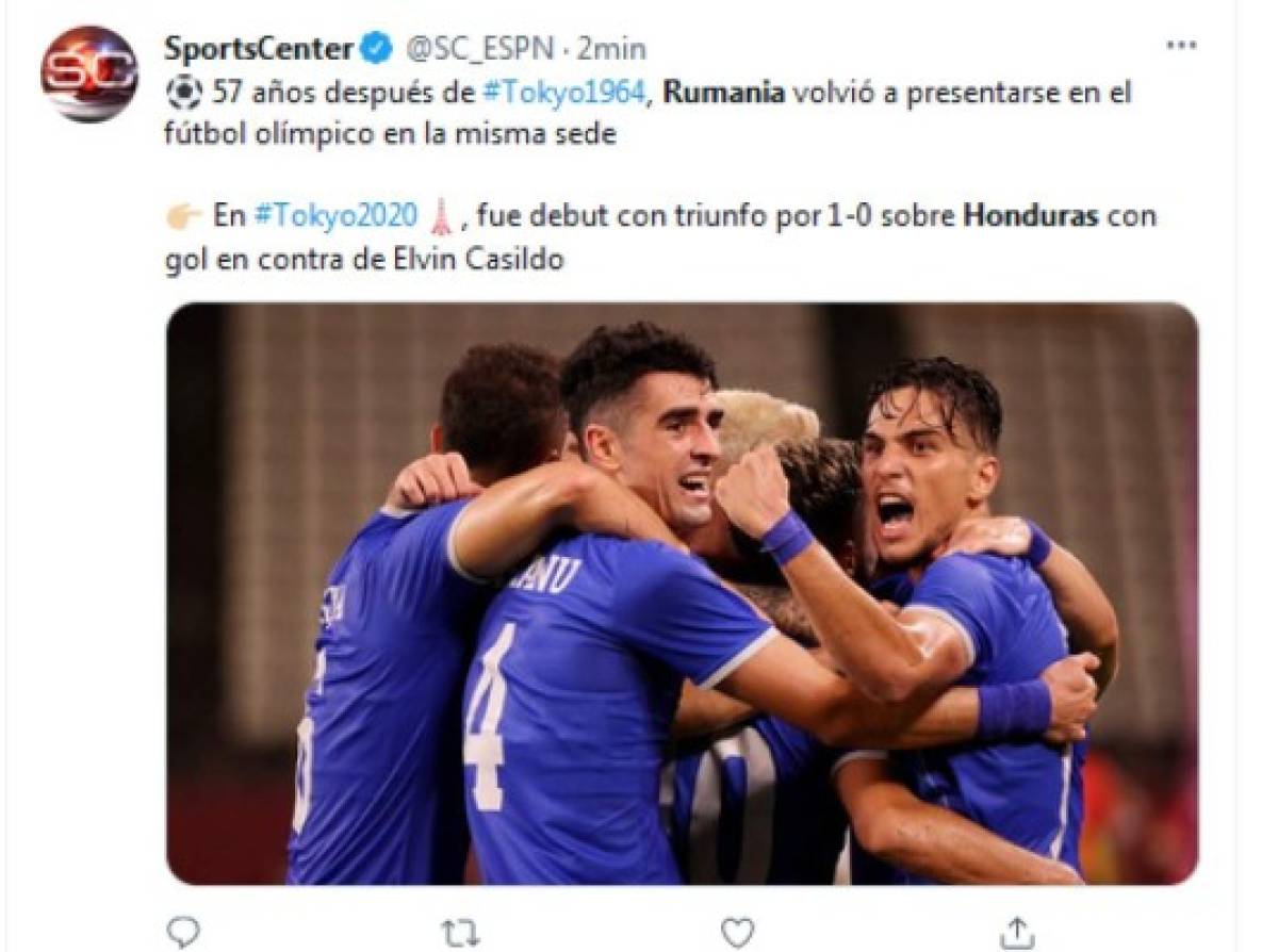 'Falta de puntería e infortunio': Lo que dice la prensa tras la derrota de Honduras ante Rumania