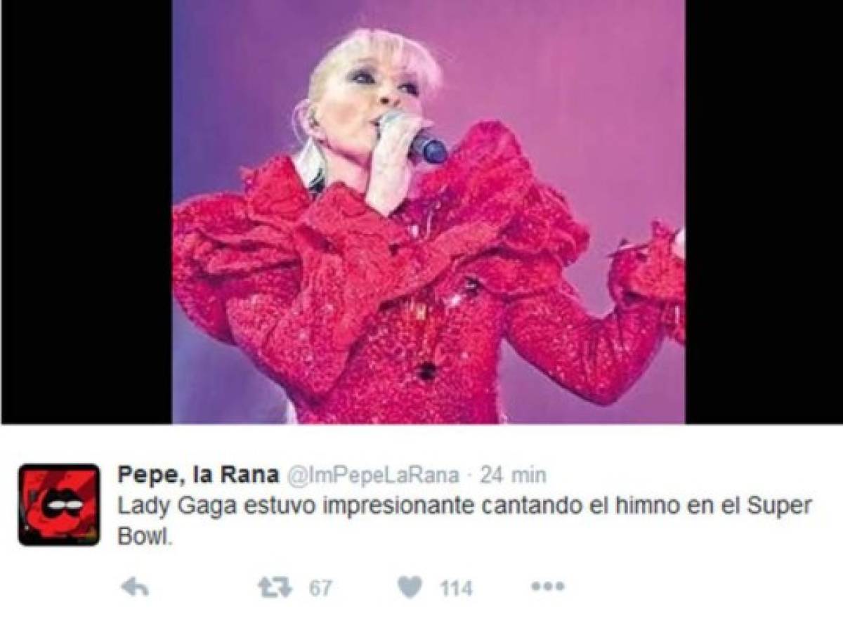La espectacular entonación del himno nacional y el vestido de Lady Gaga arrasan en memes