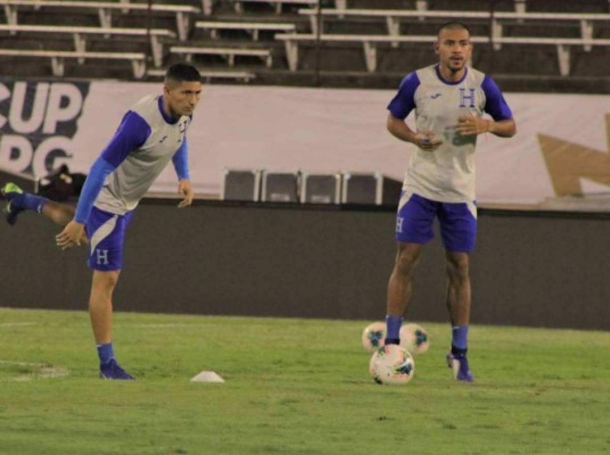 Galería: Así fue el entrenamiento de Honduras antes de enfrentar a Jamaica