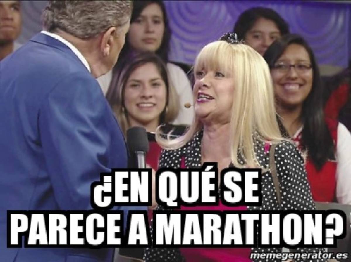 Otra vez: Marathón pierde y lo crucifican en los memes