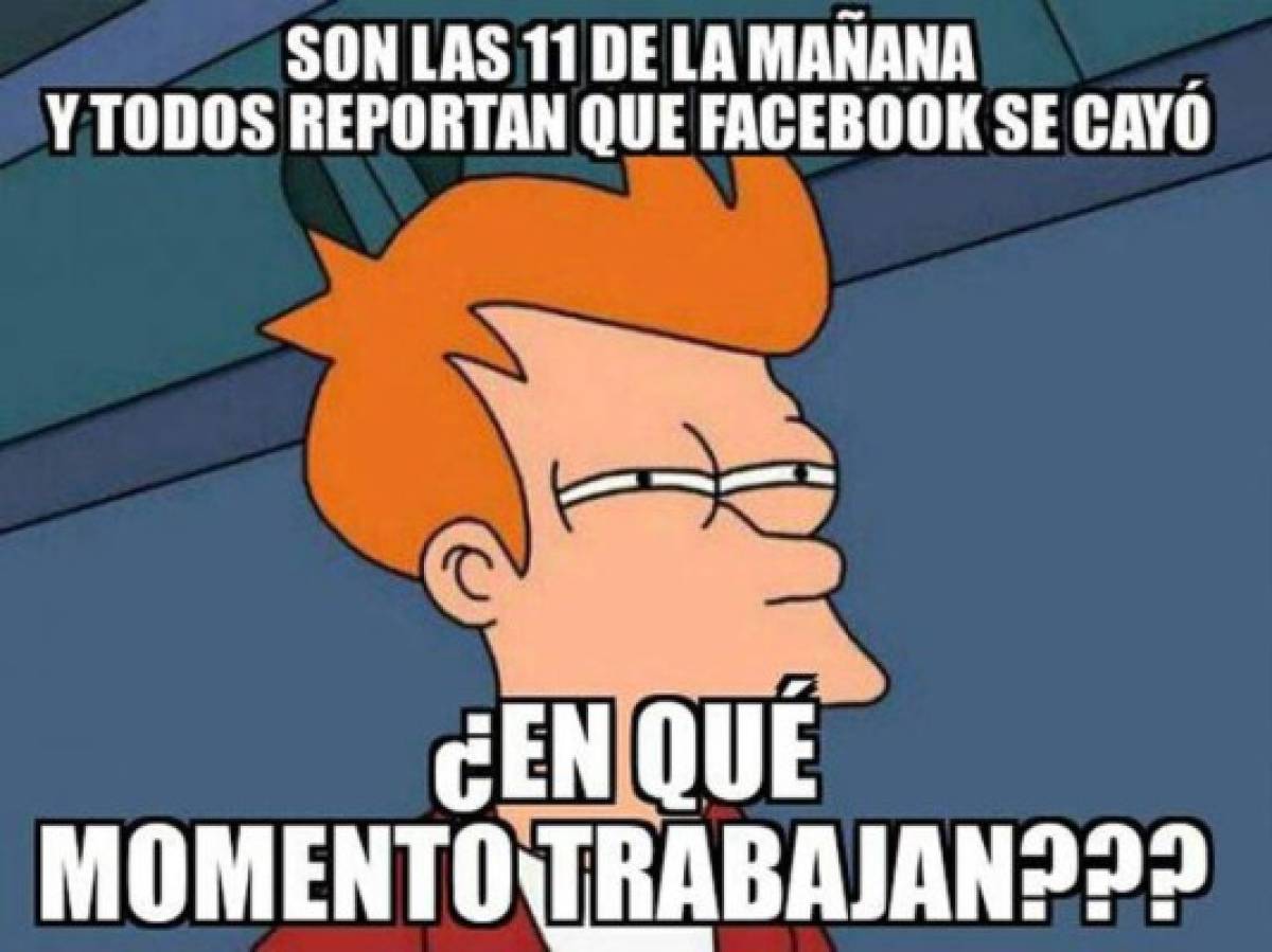 Error y caída de Facebook provoca tremendas burlas con memes