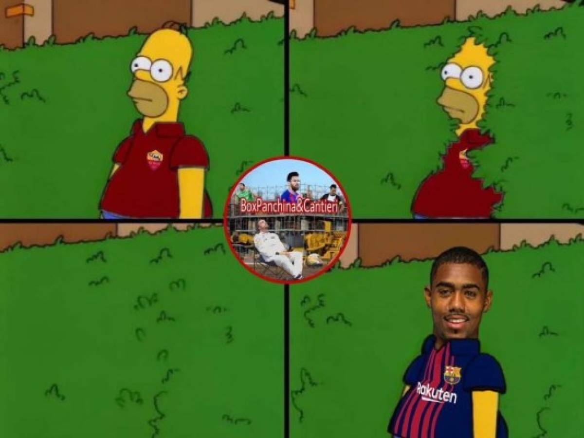 ¡Crueles! Malcom y los tremendos memes del 'robo' del Barcelona a la Roma