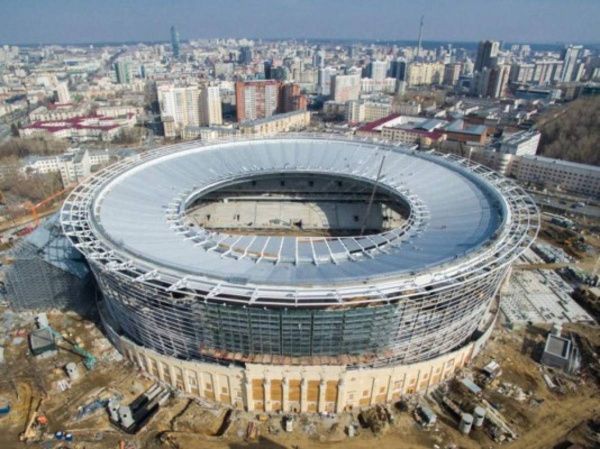 Ekaterimburg Arena, el estadio más raro del Mundial de Rusia 2018